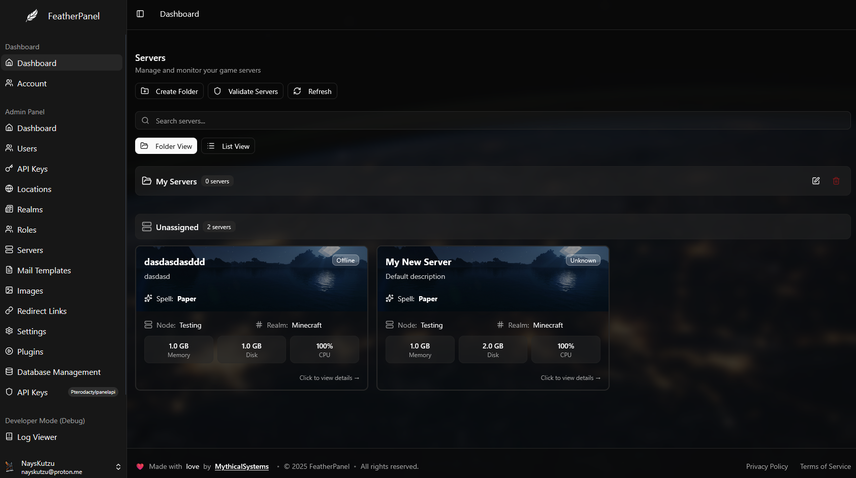 Dashboard Overview