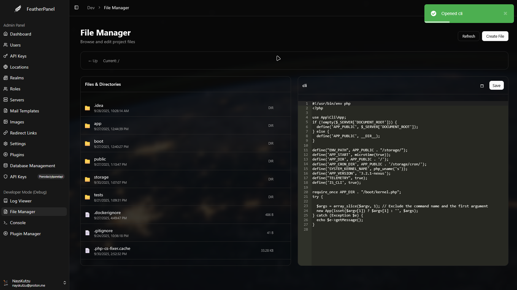 System Wide File Manager